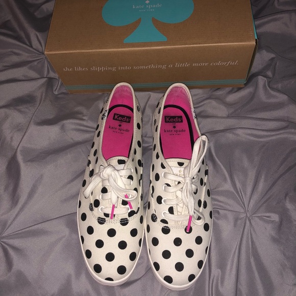 Keds Shoes - Kate Spade polka dot Keds size 10